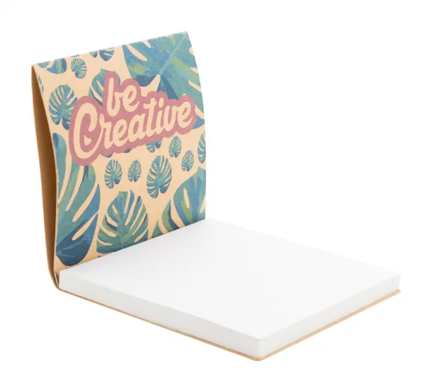 CreaStick Sign Eco custom sticky notepad Natural