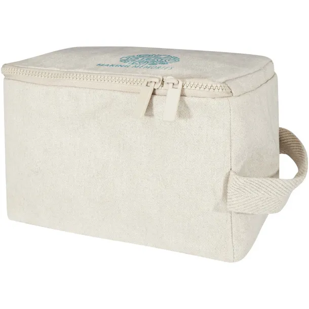 Pack 500 g/m² Aware™ recycled toiletry organiser Oatmeal