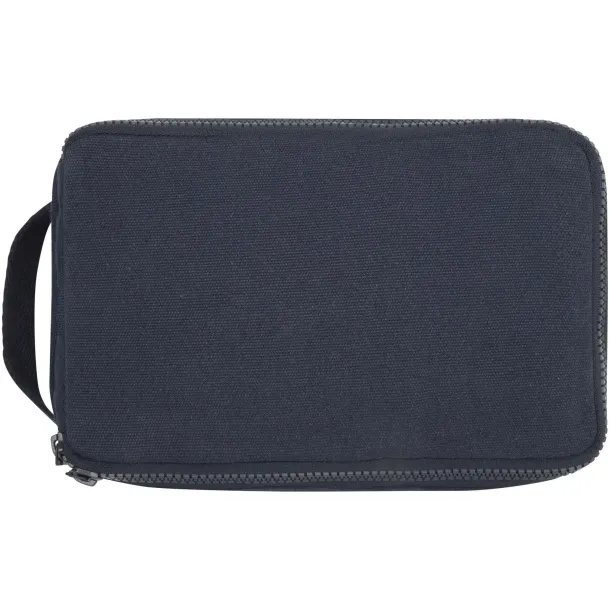 Pack 500 g/m² Aware™ recycled toiletry organiser Navy Blue