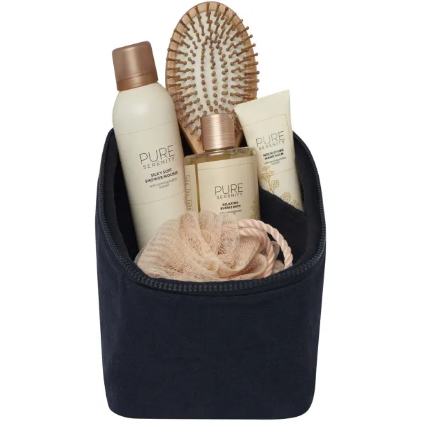 Pack 500 g/m² Aware™ recycled toiletry organiser Navy Blue