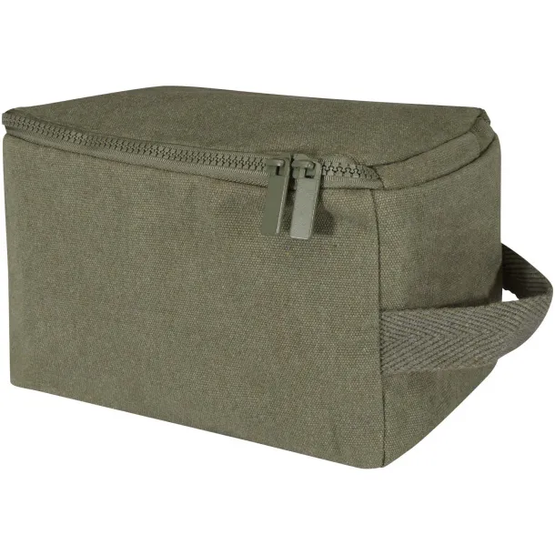 Pack 500 g/m² Aware™ recycled toiletry organiser Green