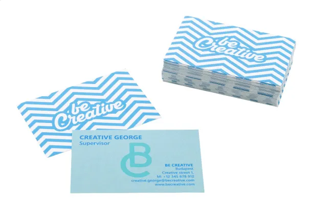 Visicard Safe custom tearproof business cards White