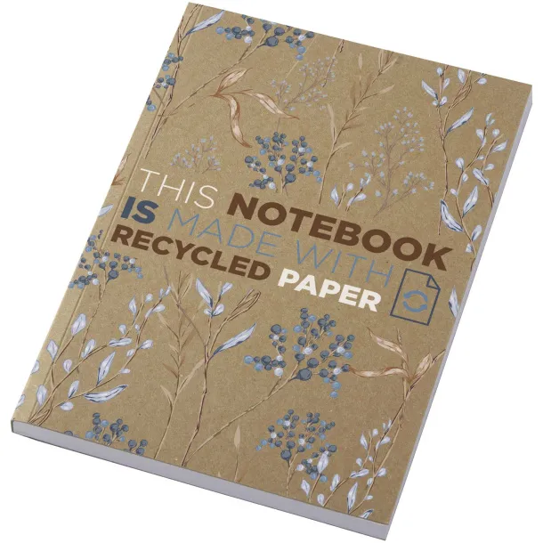 Novella Austen A5 recycled soft cover kraft notebook - 100 sheets Natural