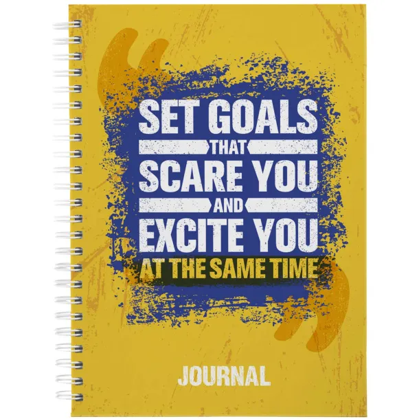 Desk-Mate® A5 hard cover journal White