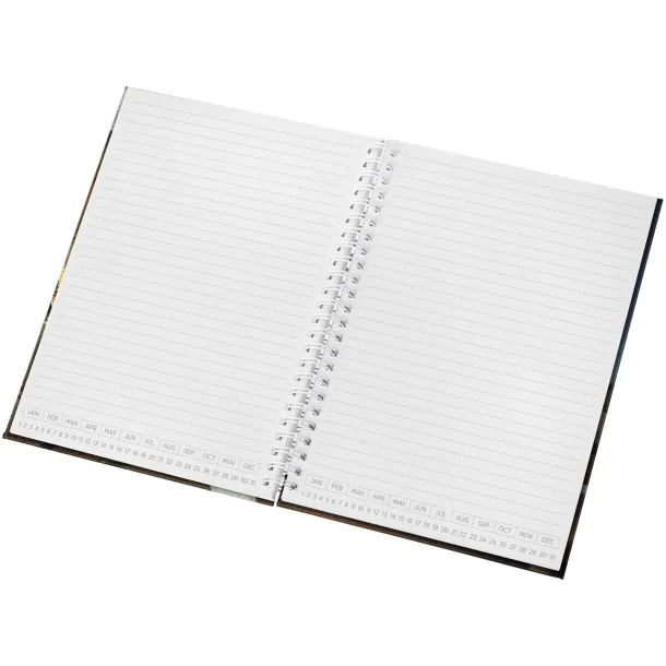 Desk-Mate® A5 hard cover undated diary White