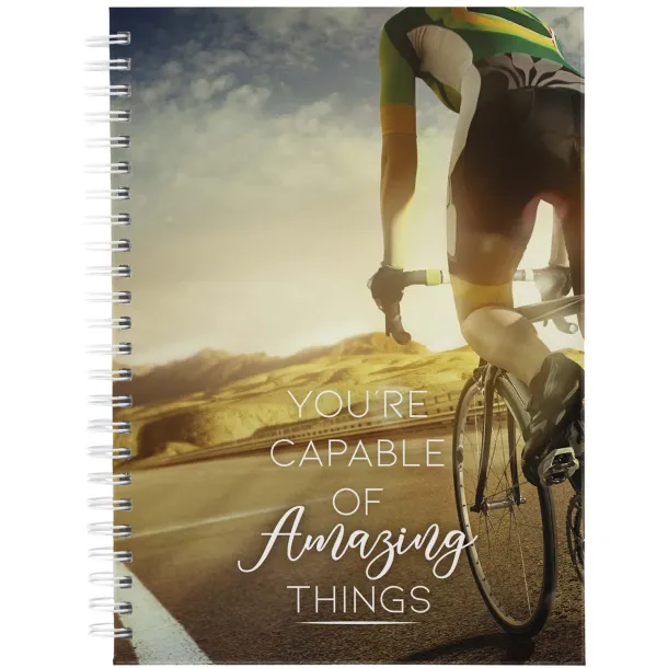 Desk-Mate® A5 hard cover undated diary White