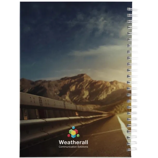Desk-Mate® A5 hard cover undated diary White