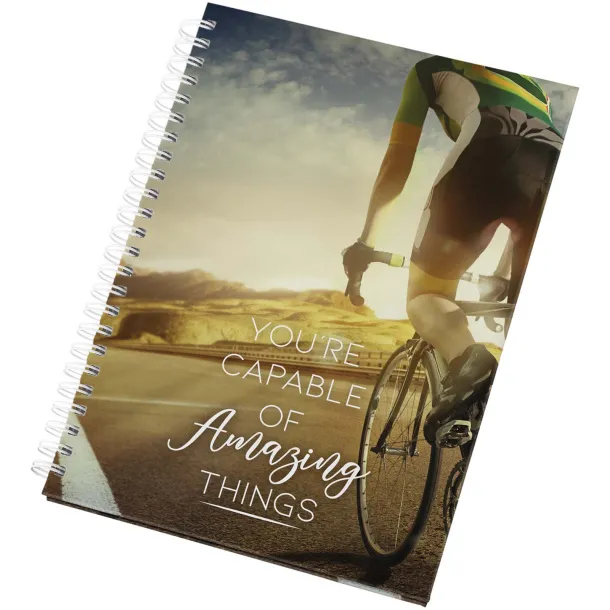 Desk-Mate® A5 hard cover undated diary White