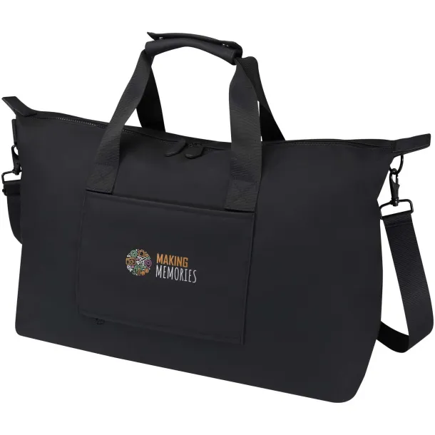 Turner 15.6" GRS recycled laptop duffel bag 36L Solid black