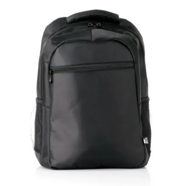  Recycled nylon laptop backpack 15" black