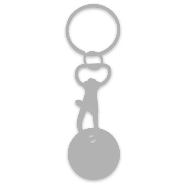 Rory keyring with trolley coin Blue