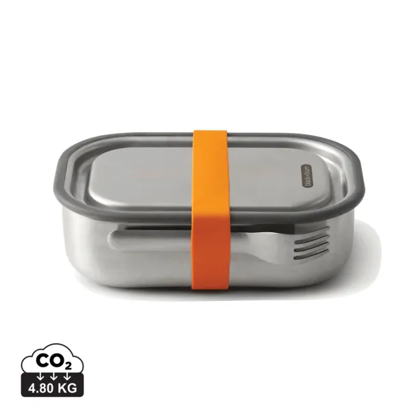 Black+Blum velika kutija za hranu od nehrđajućeg čelika, 1 L - Black + Blum Narančasta