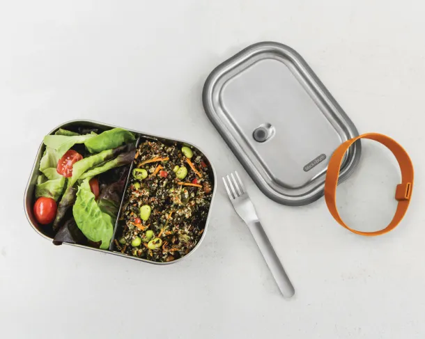 Black+Blum velika kutija za hranu od nehrđajućeg čelika - Black + Blum orange 