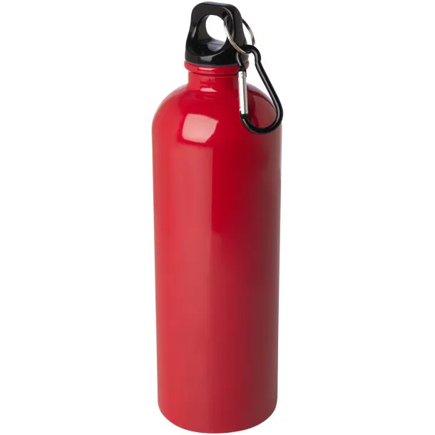 Oregon 750 ml RCS certified single wall stainless steel water bottle with carabiner Red