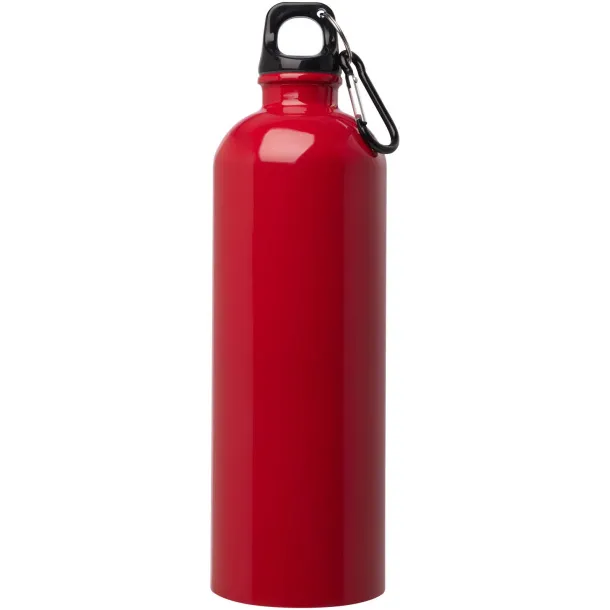 Oregon 750 ml RCS certified single wall stainless steel water bottle with carabiner Red