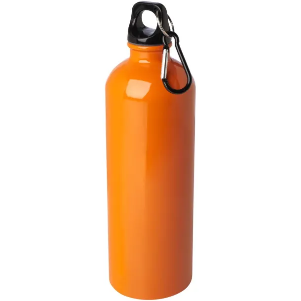 Oregon 750 ml RCS certified single wall stainless steel water bottle with carabiner Orange
