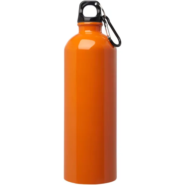 Oregon 750 ml RCS certified single wall stainless steel water bottle with carabiner Orange