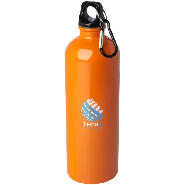 Oregon 750 ml RCS certified single wall stainless steel water bottle with carabiner Orange