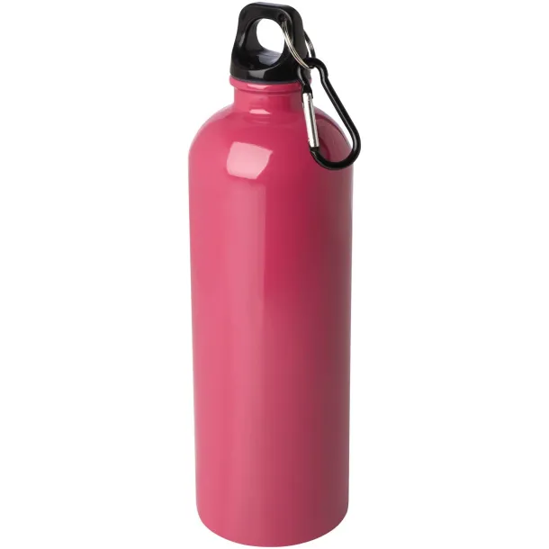 Oregon 750 ml RCS certified single wall stainless steel water bottle with carabiner Magenta