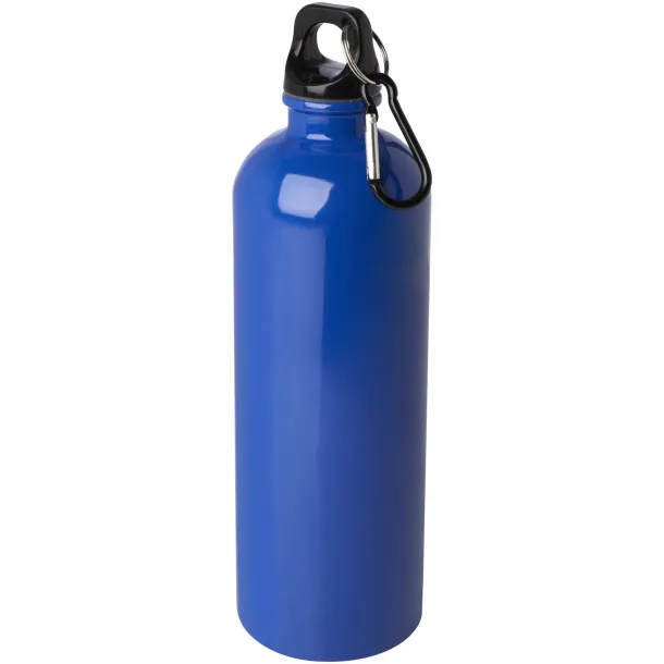 Oregon 750 ml RCS certified single wall stainless steel water bottle with carabiner Royal blue