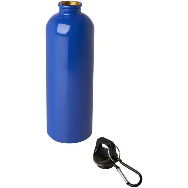 Oregon 750 ml RCS certified single wall stainless steel water bottle with carabiner Royal blue