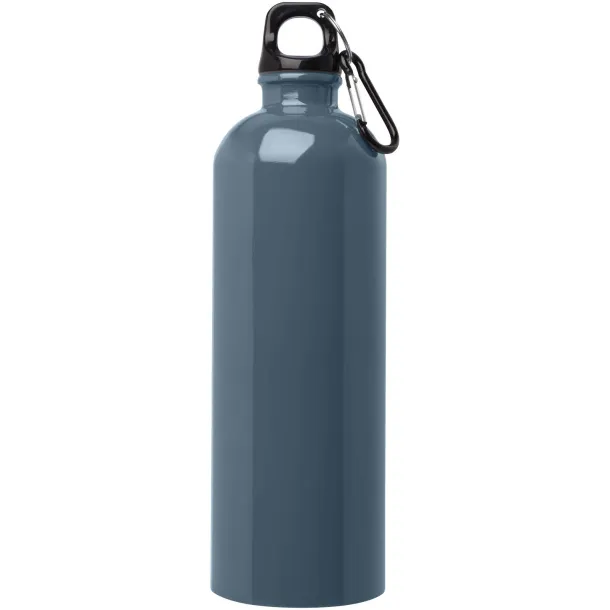 Oregon 750 ml RCS certified single wall stainless steel water bottle with carabiner Hale Blue