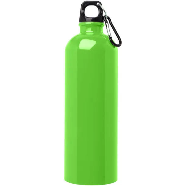 Oregon 750 ml RCS certified single wall stainless steel water bottle with carabiner Apple Green