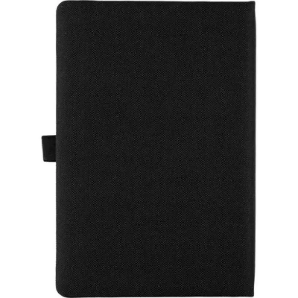  Notebook approx. A5 RPET Crna