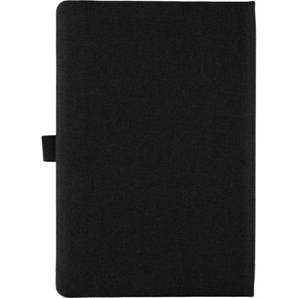  Notebook approx. A5 RPET Crna