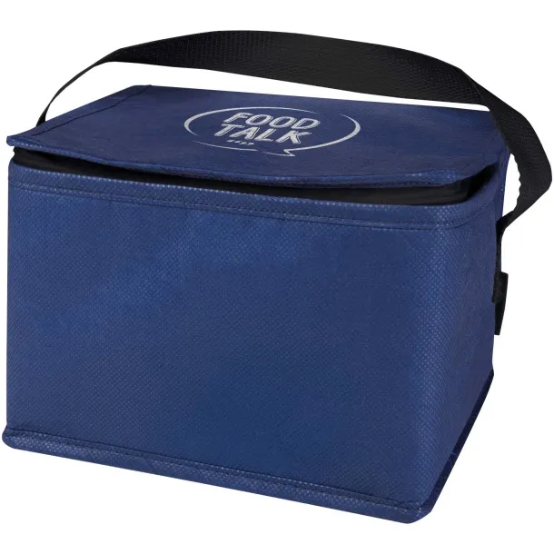 Spectrum 6-can recycled non-woven cooler bag 4L Royal blue