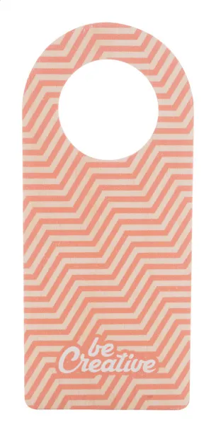 Disturb Wood custom door hanger Natural