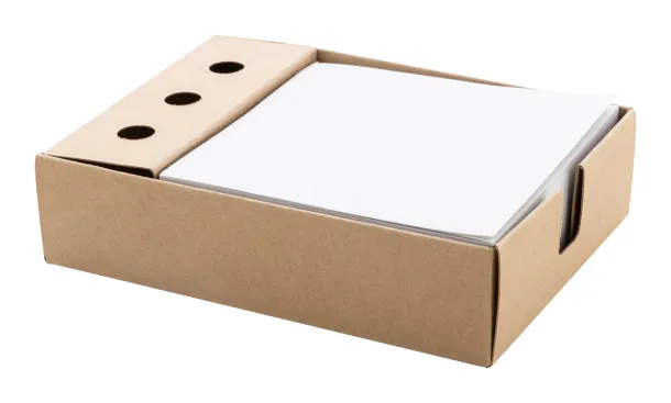 Nolty Eco pen holder notepad Natural
