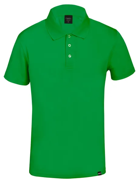 Noran RPET polo majica kratkih rukava, 180 g/m² Zelena