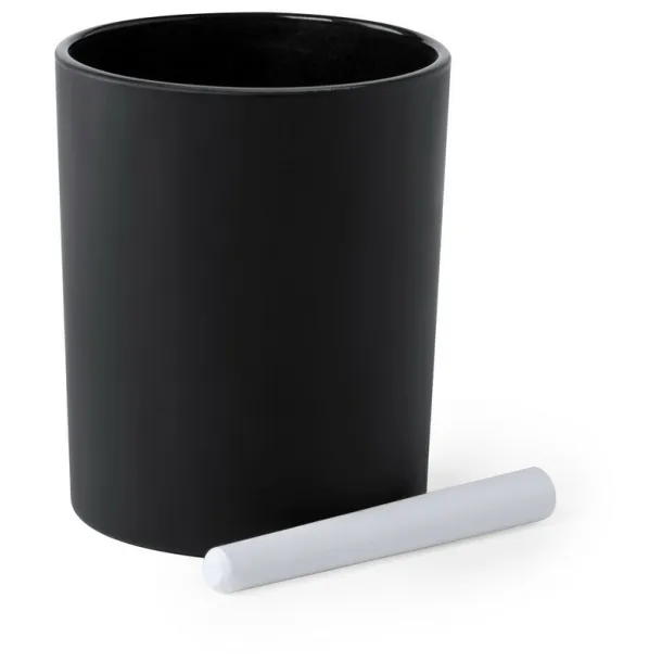  Scented candle for drawing, chalk black