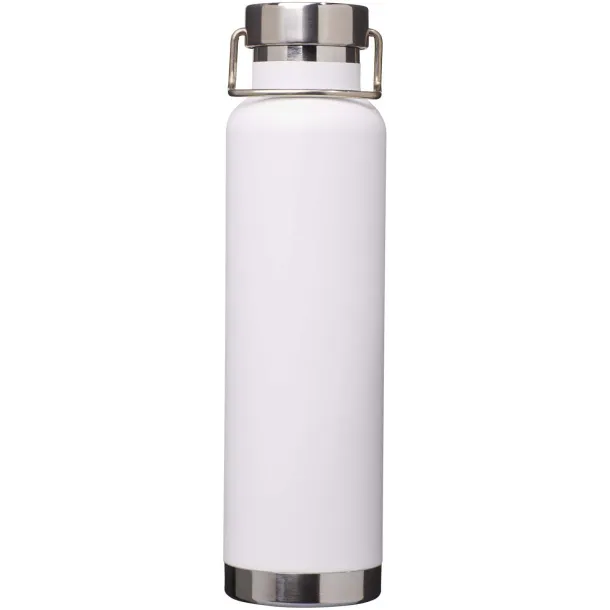 Thor 650 ml RCS recycled stainless steel copper vacuum insulated water bottle White