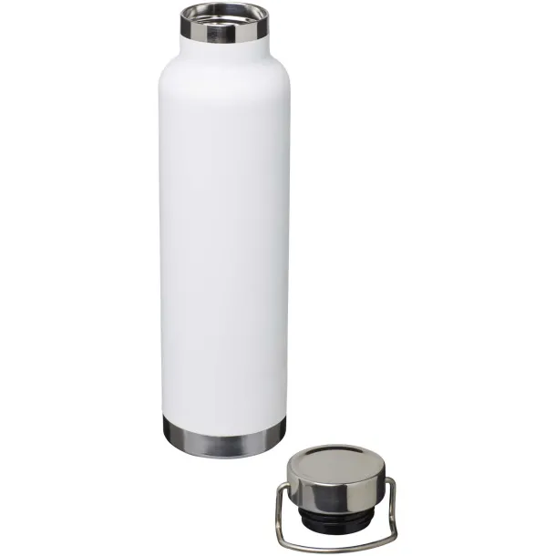 Thor 650 ml RCS recycled stainless steel copper vacuum insulated water bottle White