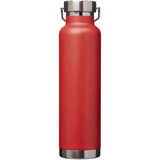 Thor 650 ml RCS recycled stainless steel copper vacuum insulated water bottle Red