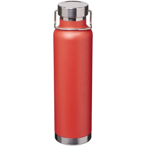 Thor 650 ml RCS recycled stainless steel copper vacuum insulated water bottle Red