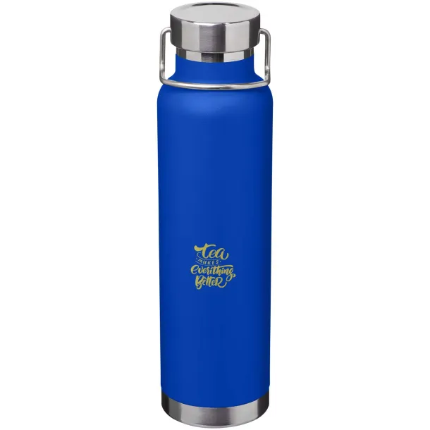 Thor 650 ml RCS recycled stainless steel copper vacuum insulated water bottle Royal blue