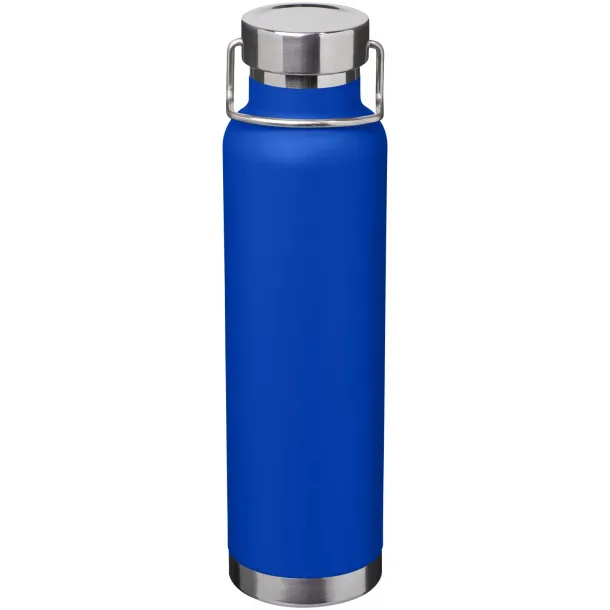 Thor 650 ml RCS recycled stainless steel copper vacuum insulated water bottle Royal blue