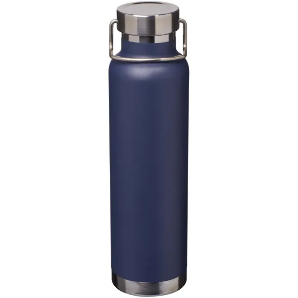 Thor 650 ml RCS recycled stainless steel copper vacuum insulated water bottle Navy Blue