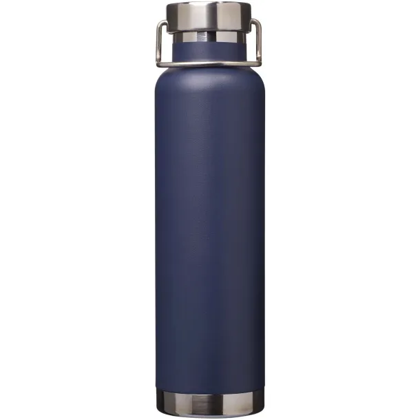 Thor 650 ml RCS recycled stainless steel copper vacuum insulated water bottle Navy Blue