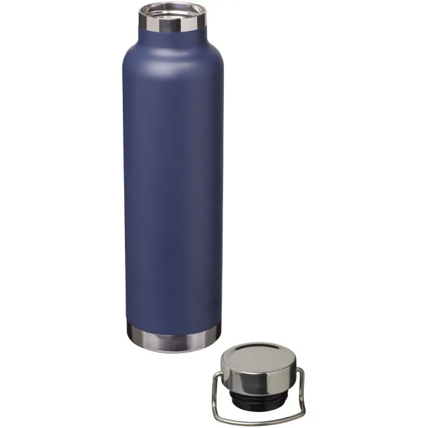 Thor 650 ml RCS recycled stainless steel copper vacuum insulated water bottle Navy Blue