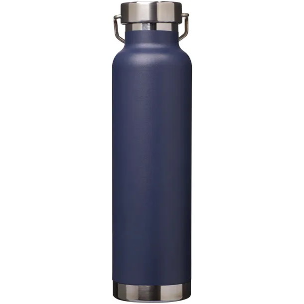 Thor 650 ml RCS recycled stainless steel copper vacuum insulated water bottle Navy Blue