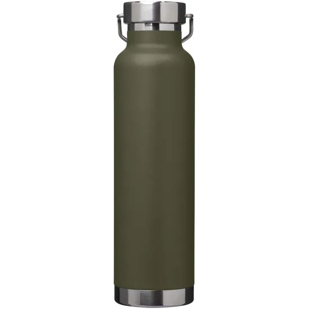 Thor 650 ml RCS recycled stainless steel copper vacuum insulated water bottle Šumski zelena