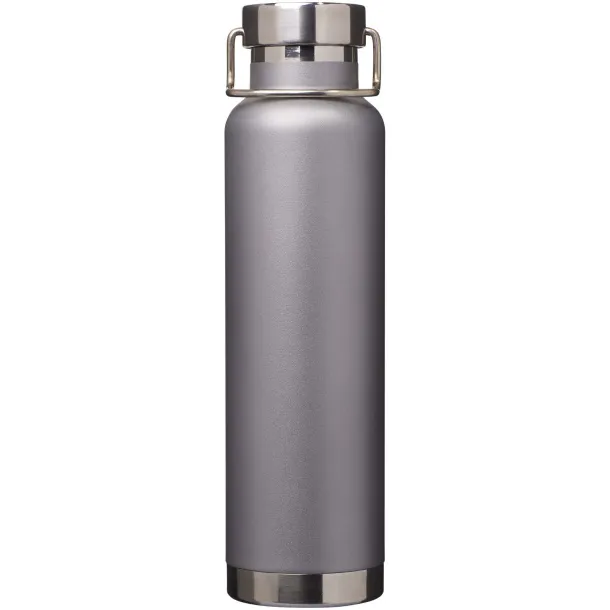 Thor 650 ml RCS recycled stainless steel copper vacuum insulated water bottle Grey
