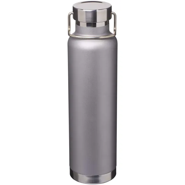 Thor 650 ml RCS recycled stainless steel copper vacuum insulated water bottle Grey