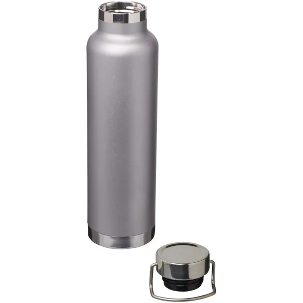 Thor 650 ml RCS recycled stainless steel copper vacuum insulated water bottle Grey