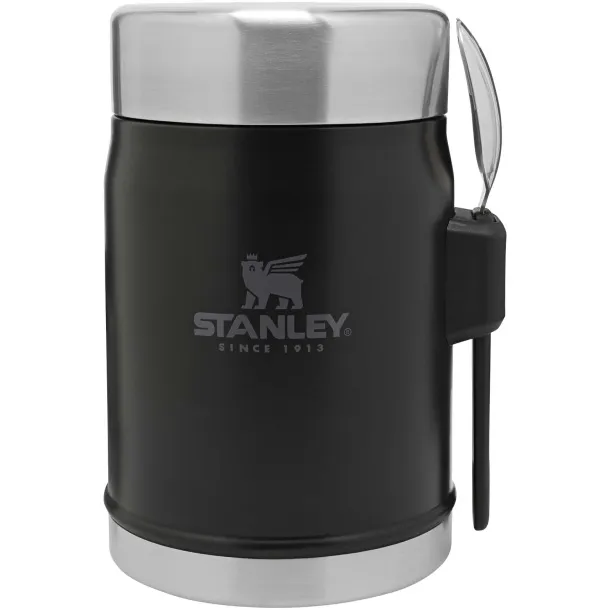 Stanley Legendary 400 ml food jar with spork - Stanley® Solid black