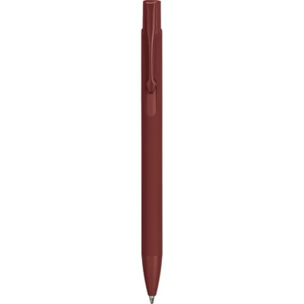  Recycled aluminium ball pen burgundy
